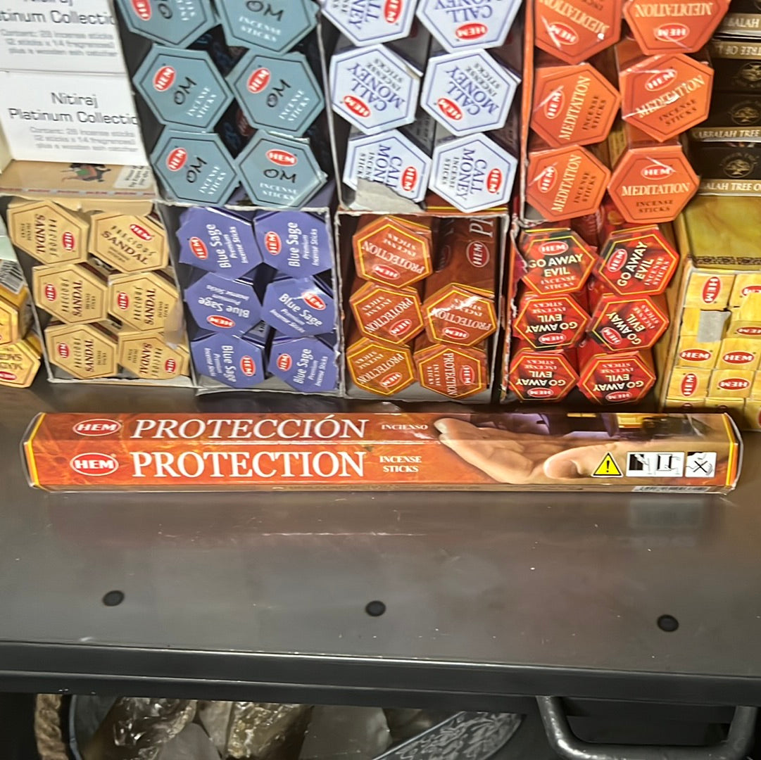 Hem Hexagonal " Protection " Incense